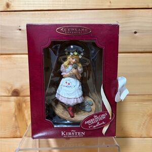 2003 Hallmark An American Girl Kirsten Figure / Ornament Pleasant Company